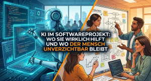 KI im Softwareprojekt: Wo sie wirklich hilft und wo der Mensch unverzichtbar bleibt