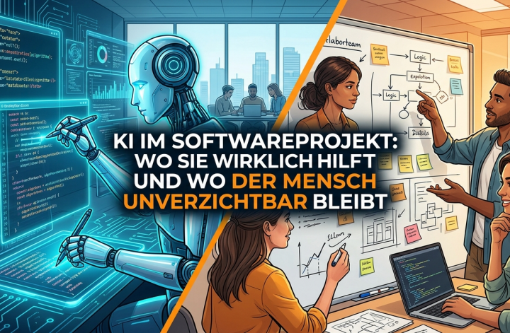 KI im Softwareprojekt: Wo sie wirklich hilft und wo der Mensch unverzichtbar bleibt