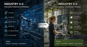 Industrie 4.0 wandel zu Industrie 5.0