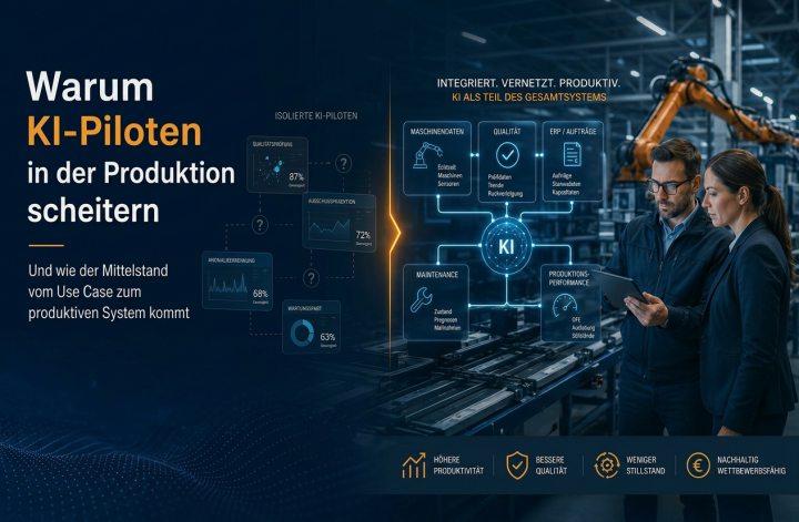 Warum KI-Piloten in der Produktion scheitern